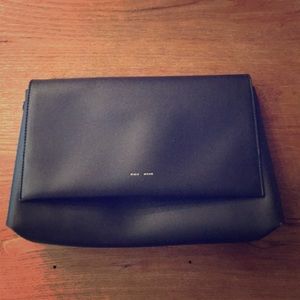 Vegan leather clutch bag